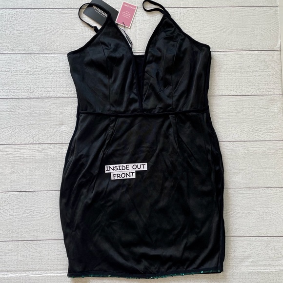 NWT Prettylittlething Sequin Dress - Picture 7 of 16